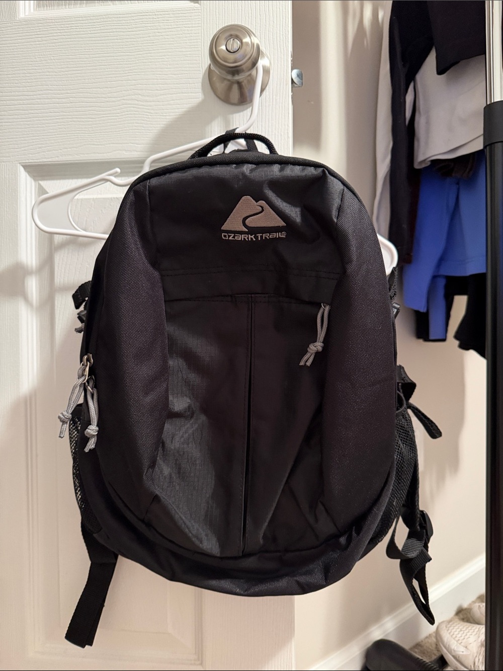 Ozark Trail Black Backpack with Gray Accents